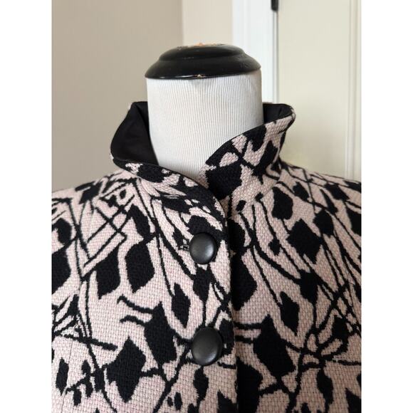 Emporio Armani Wool Blend Pink Black Fitted Jacket SZ It 38/US 4 EUC Italy - Picture 2 of 12